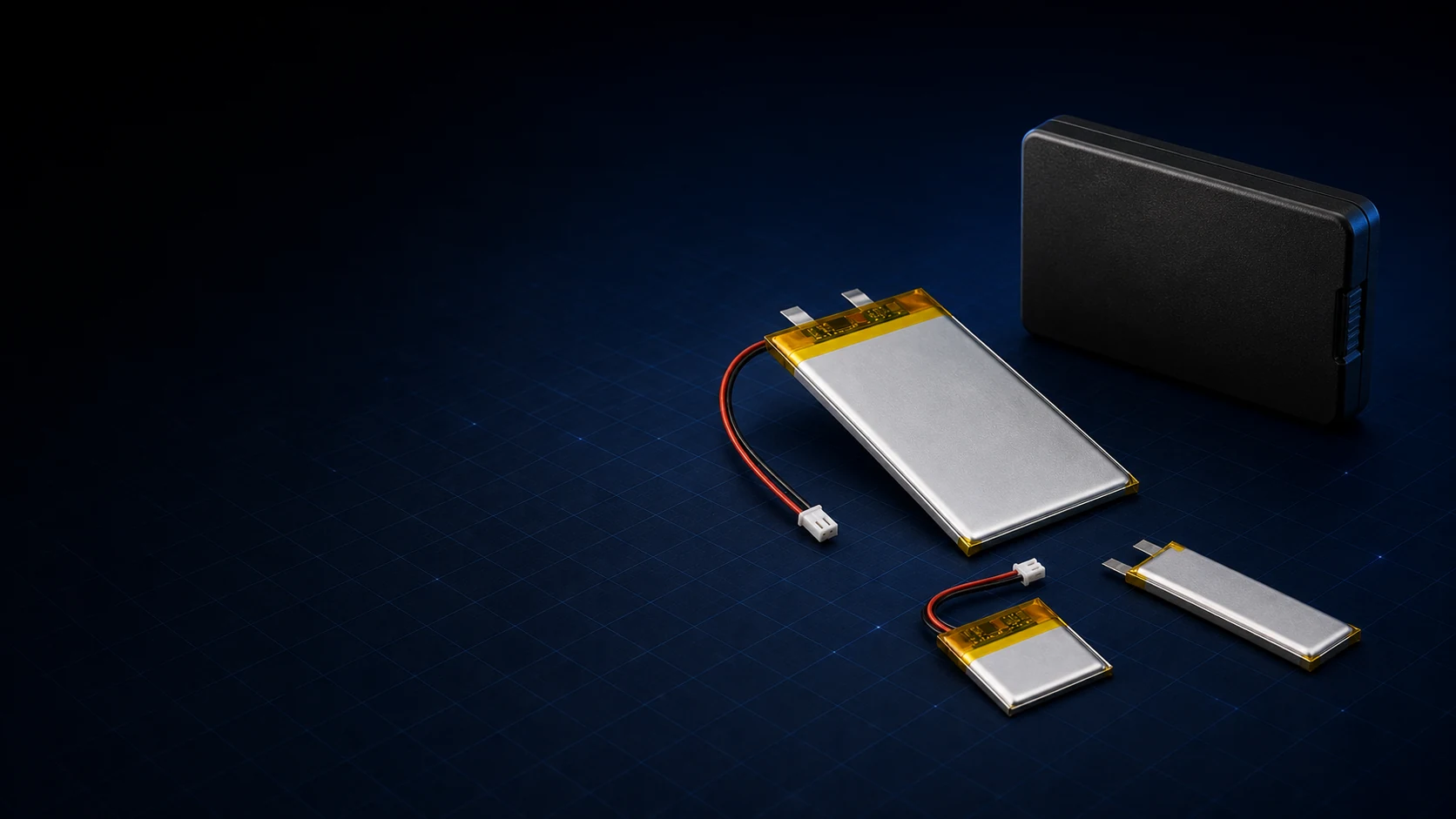 Representative pouch-based battery directions for wearable, portable and professional compact devices