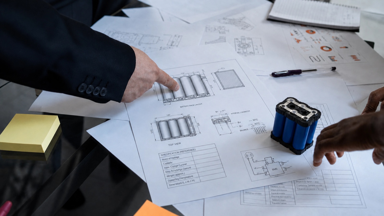 Battery project requirements and technical inputs under review